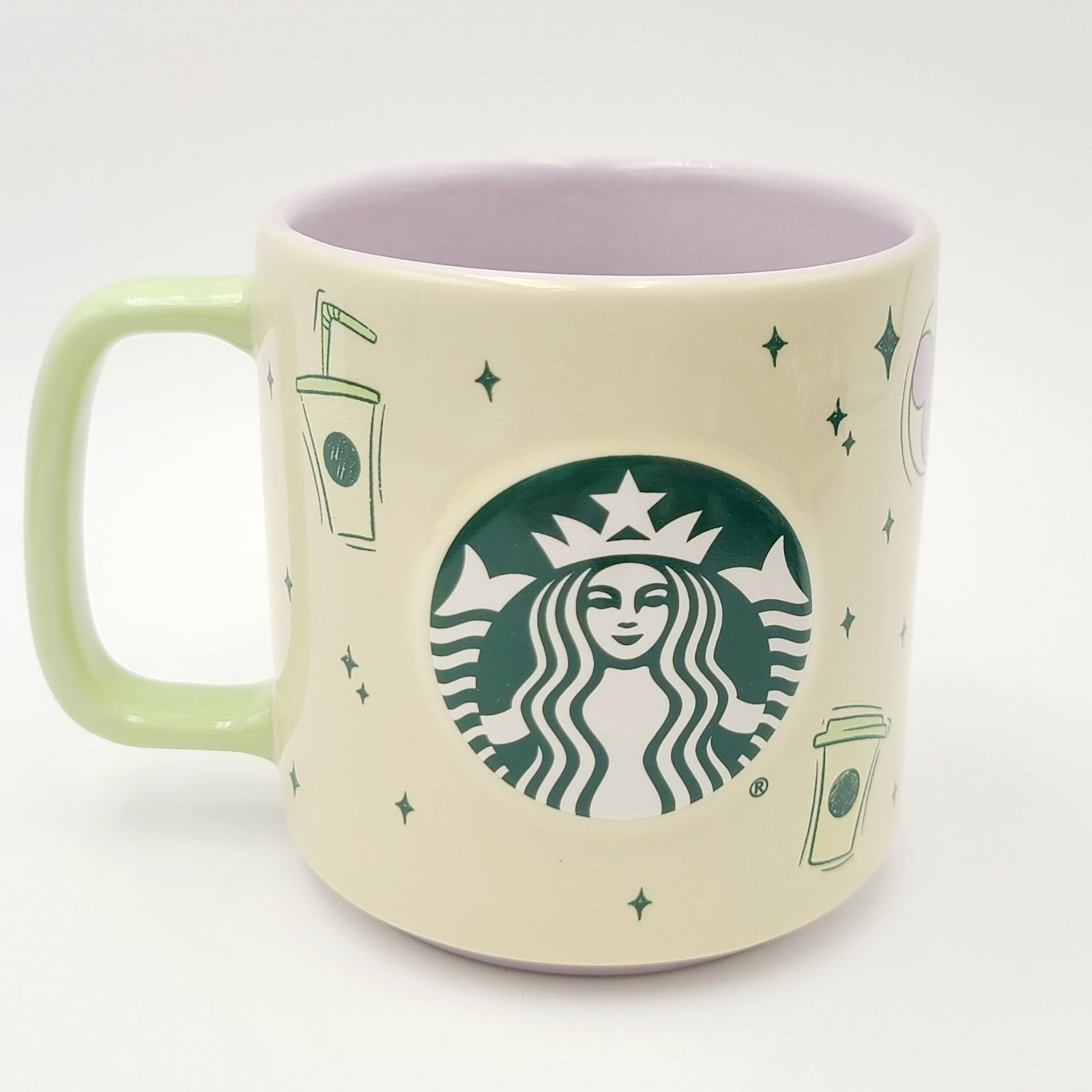 Disney Parks 2026 Starbucks Summertime Castle Lavender Matcha Ceramic Coffee Mug