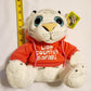 *White Tiger Plush* Petting Zoo Wildlife Stuffed Animal Toy Lion Country Safari 