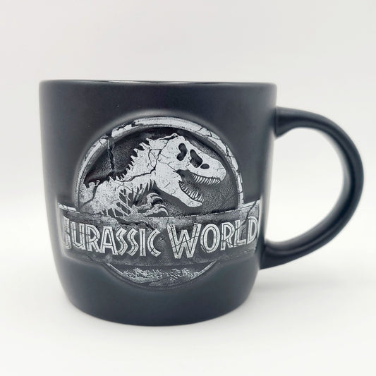 Universal Studios Jurassic World Fallen Kingdom Ceramic Coffee Mug Black Matte