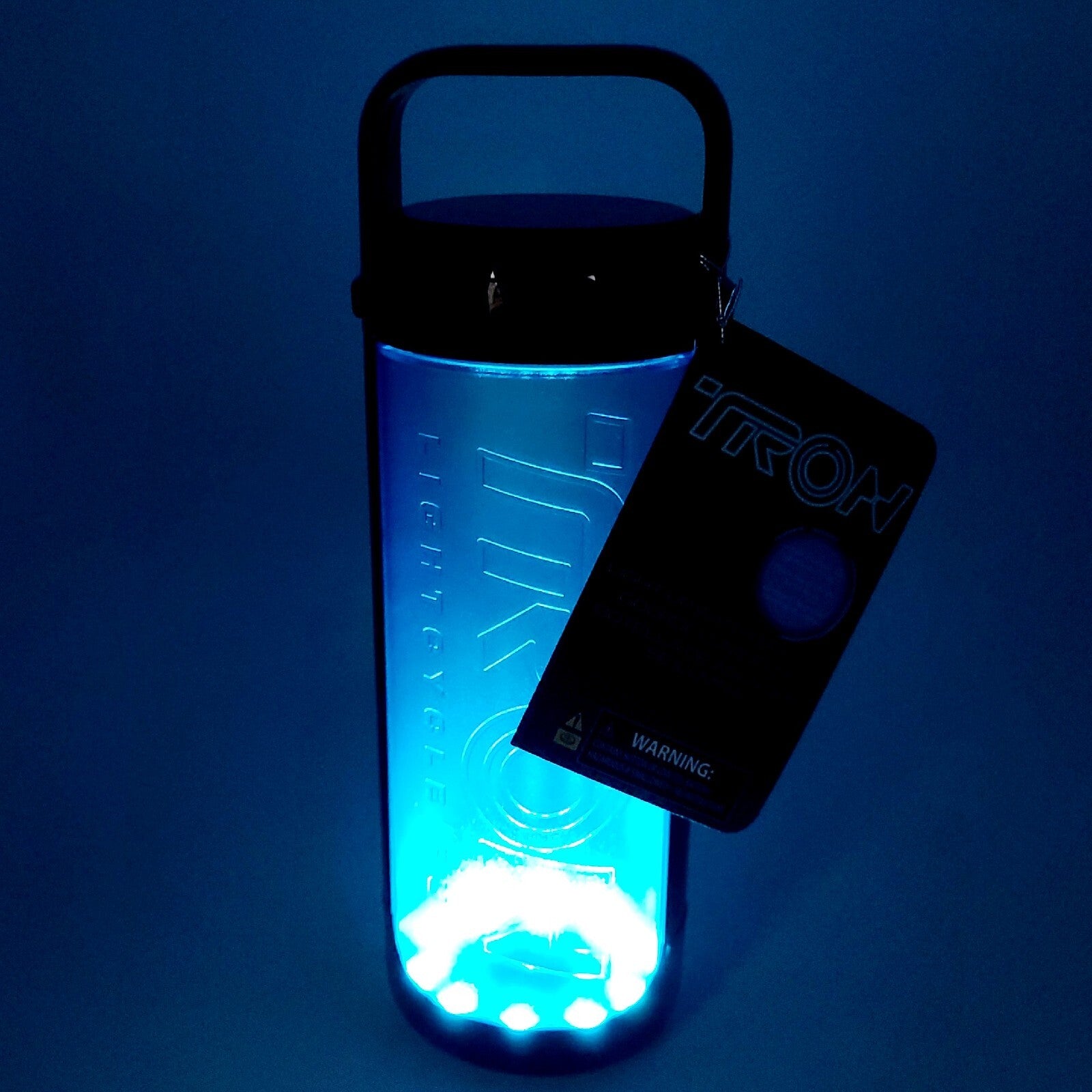 *Light Up Tron Water Bottle* 2023 Disney World Parks Lightcycle Run Ride Tumbler