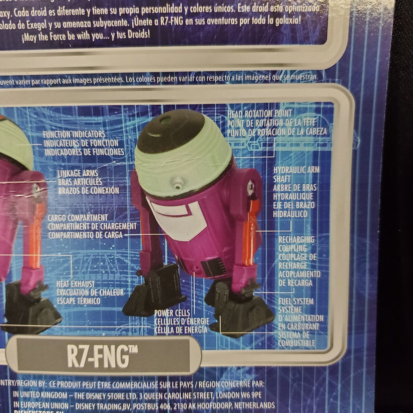 Disney Parks 2022 Star Wars Droid Factory Halloween R7-FNG Vampire Action Figure