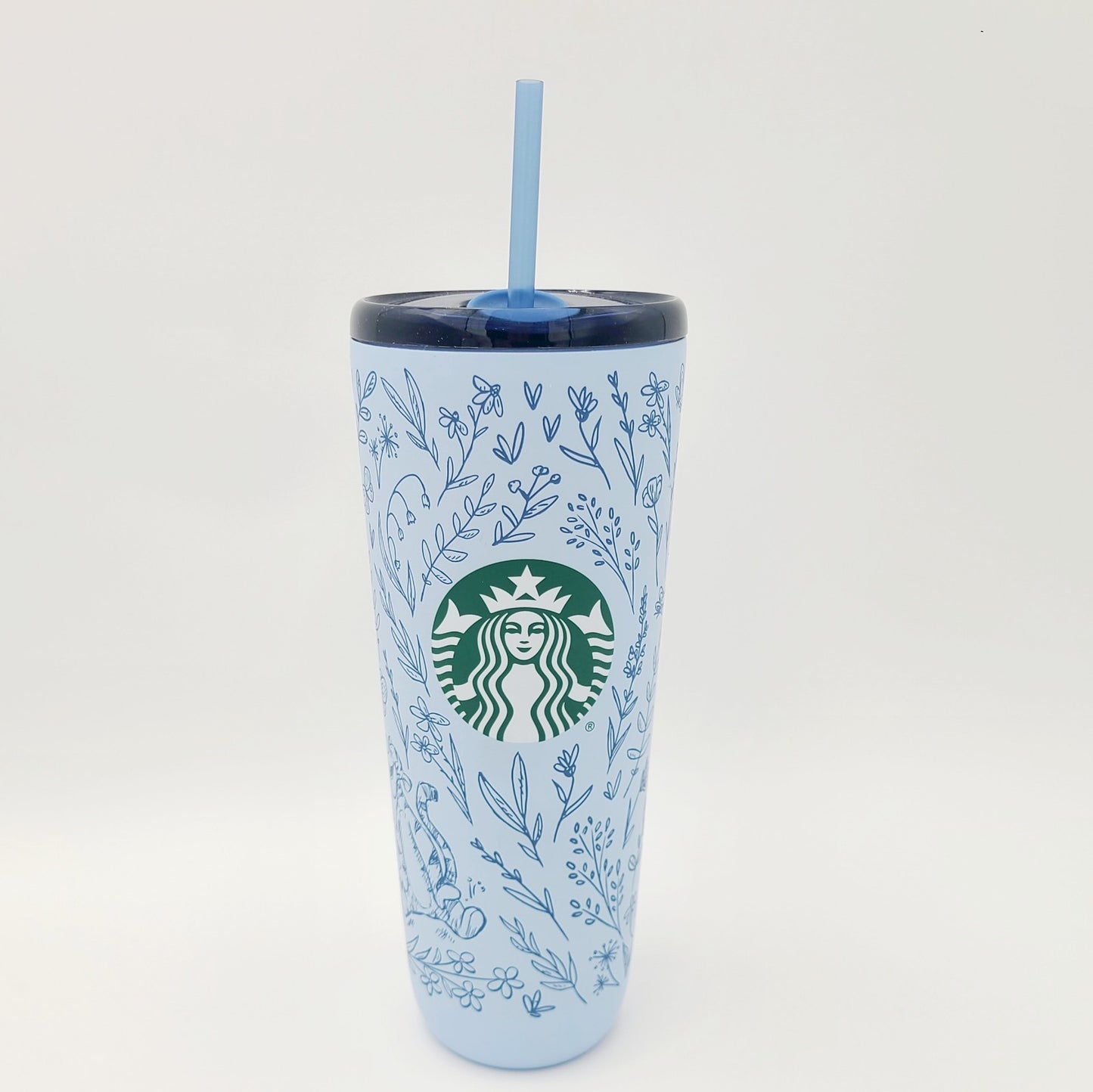 2026 Disney World Parks WDW Starbucks Winnie The Pooh BLUE Tumbler Tigger Eeyore