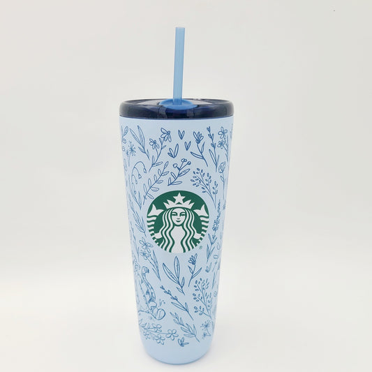2026 Disney World Parks WDW Starbucks Winnie The Pooh BLUE Tumbler Tigger Eeyore
