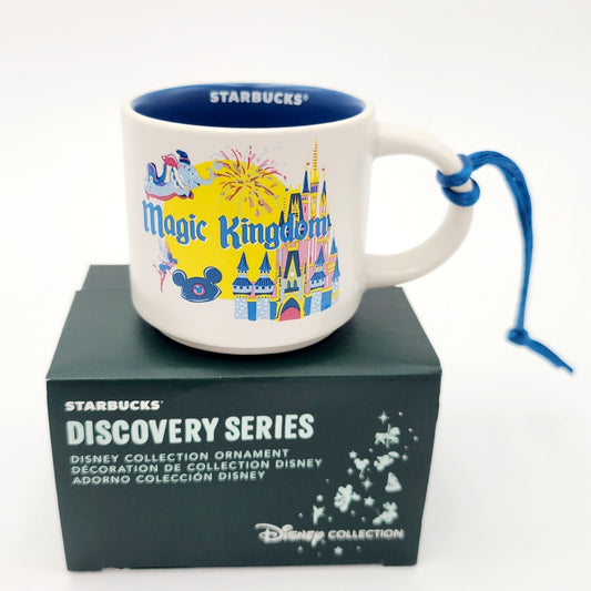 *ORNAMENT* 2024 Disney Parks Starbucks Cup Discovery Series Magic Kingdom 2 oz