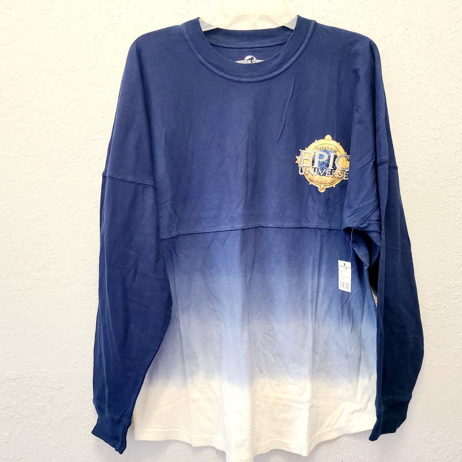LARGE Universal Studios EPIC Universe Navy Blue Spirit Jersey Orlando Florida