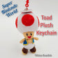 Toad Plush Keychain Universal Studios Orlando EPIC Universe Super Nintendo World