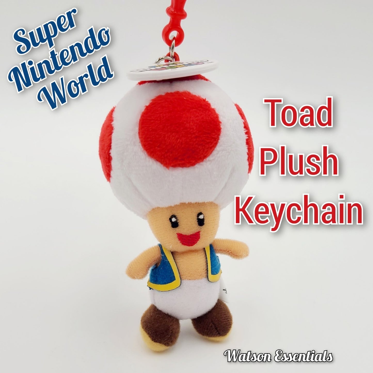 Toad Plush Keychain Universal Studios Orlando EPIC Universe Super Nintendo World