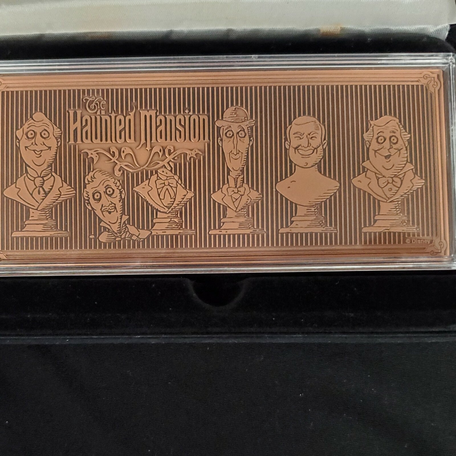 Disney Parks Haunted Mansion Replica Antique Copper "E" Ticket Limited Edition