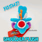 Set of 5 EPIC Universal Studios Super Nintendo World Yoshi Shoulder Magnet Plush