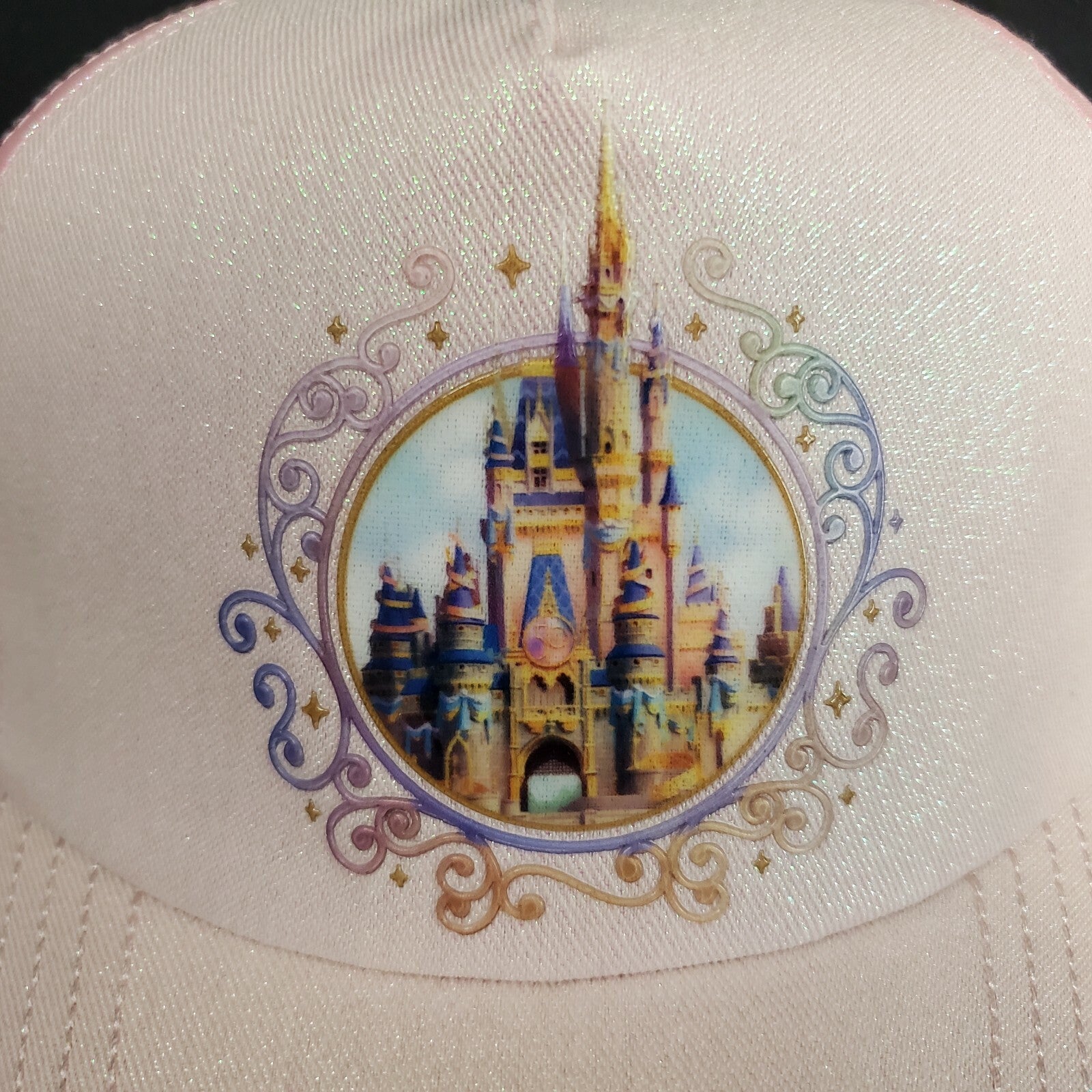2021 Walt Disney World 50th Anniversary Castle Collection Pink Adult Hat New