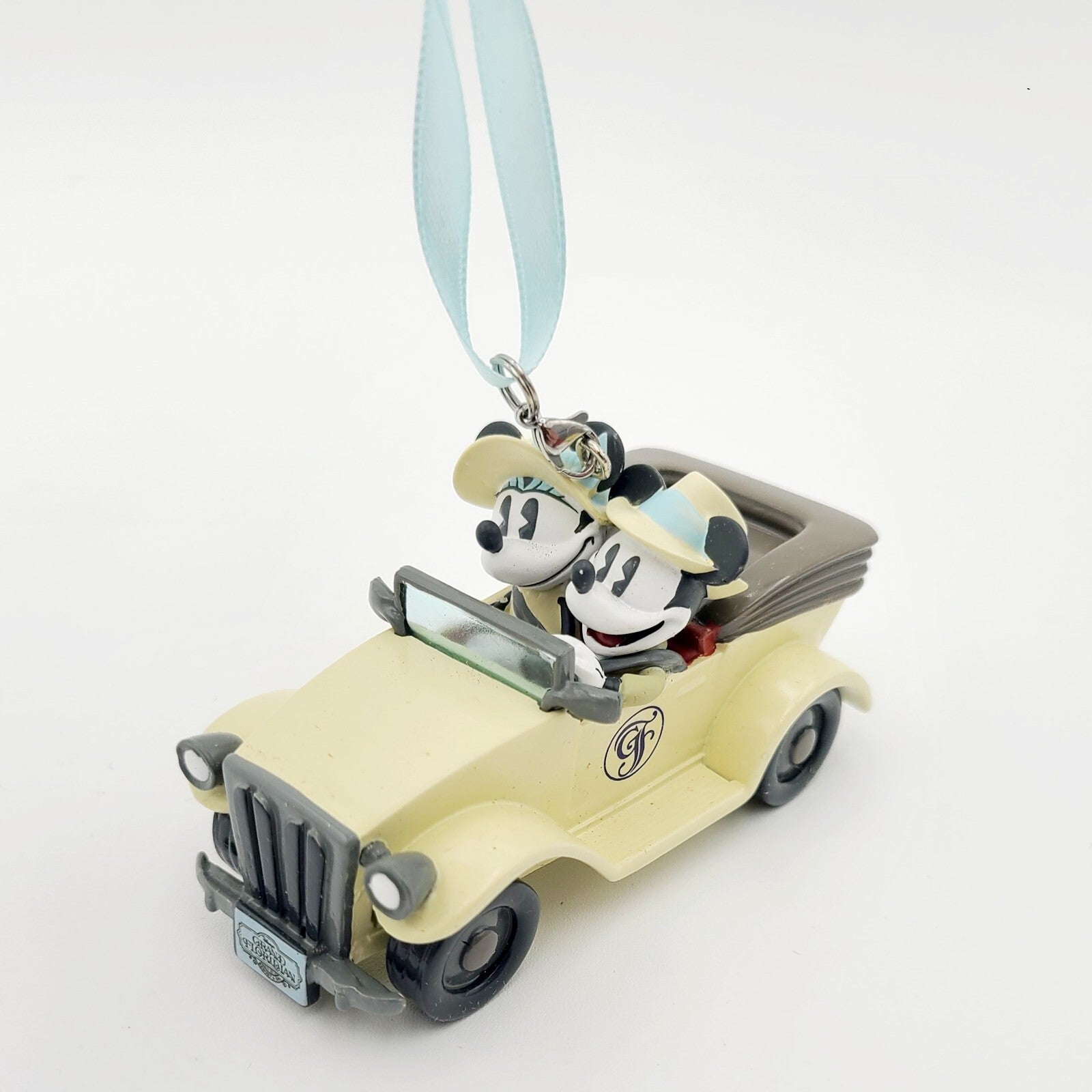 Disney Parks Ornament Grand Floridian Mickey & Minnie Antique Convertible Car