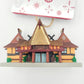 Walt Disney World Parks Polynesian Resort Hotel Christmas Ornament Mickey Minnie