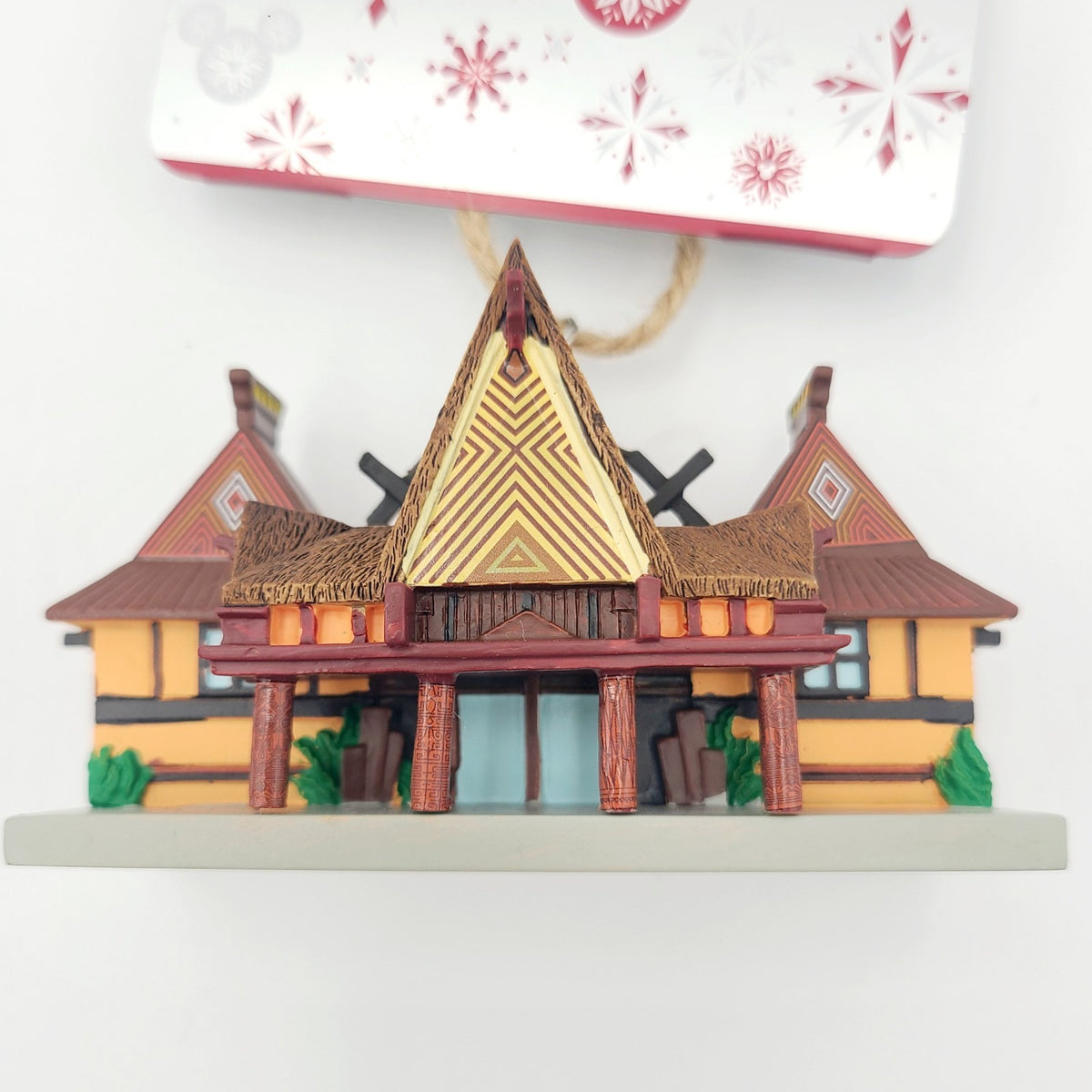 Walt Disney World Parks Polynesian Resort Hotel Christmas Ornament Mickey Minnie
