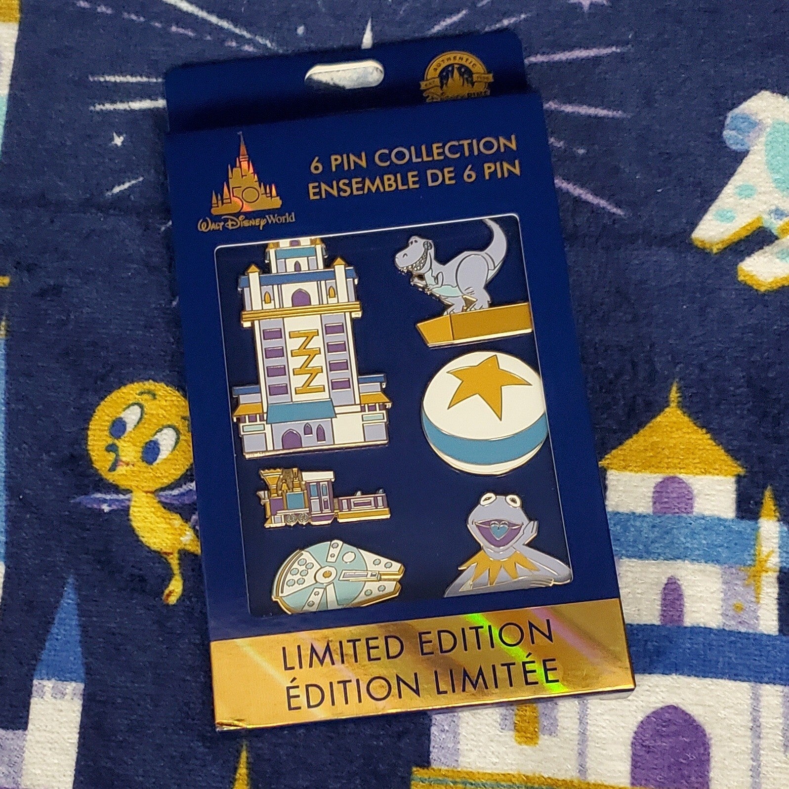 *EPCOT & Hollywood Studios Box Pin Sets* 2022 Walt Disney World 50th Anniversary