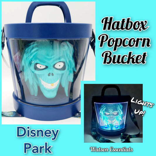 IN HAND 2026 Disney Parks Halloween Haunted Mansion Hatbox Ghost Popcorn Bucket