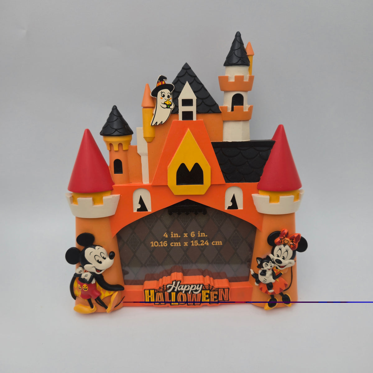 Disney Parks 2026 Happy Halloween Mickey Minnie Mouse Photo Picture Frame 4x6