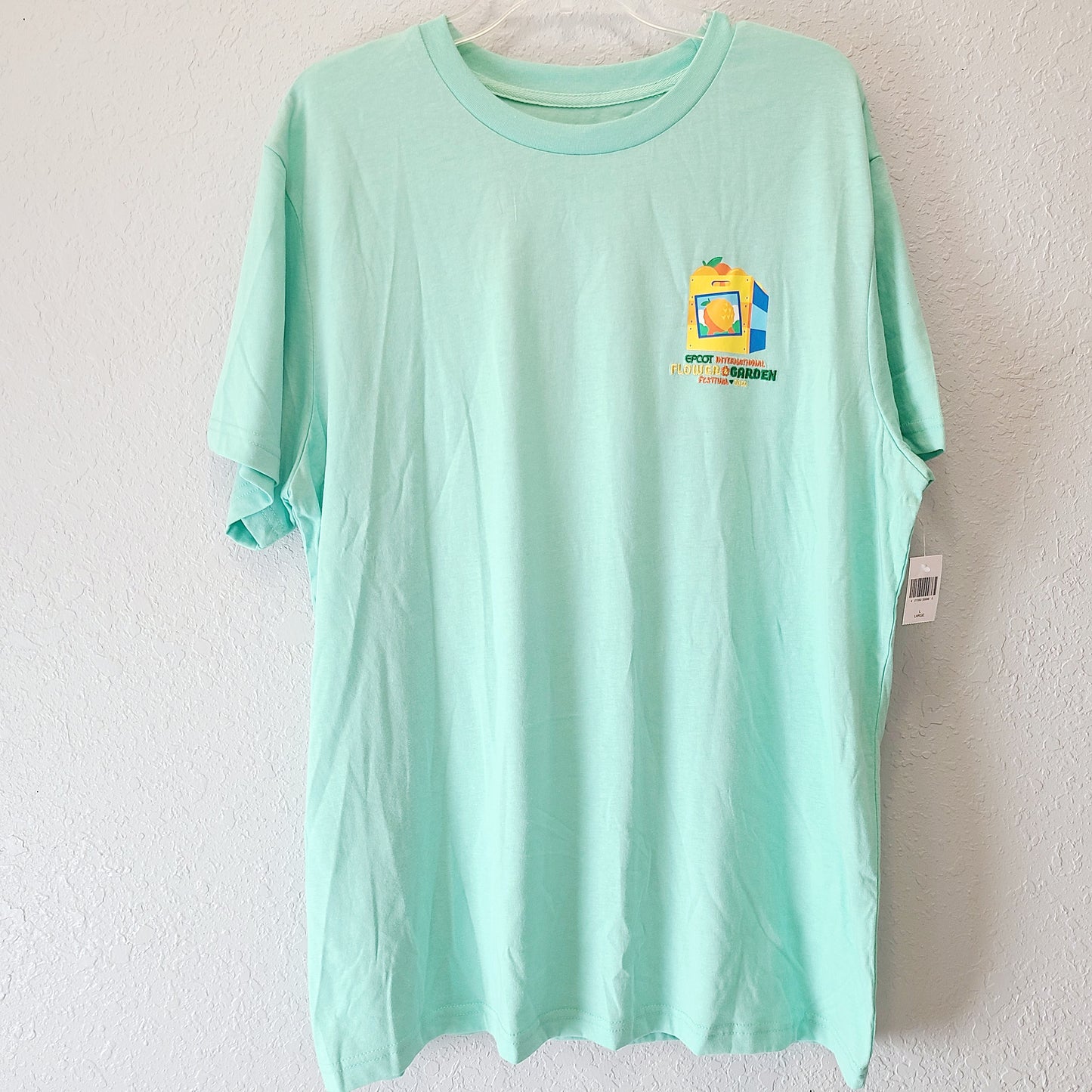 LARGE Disney Parks 2026 WDW EPCOT Flower & Garden Festival Orange Bird Shirt NEW
