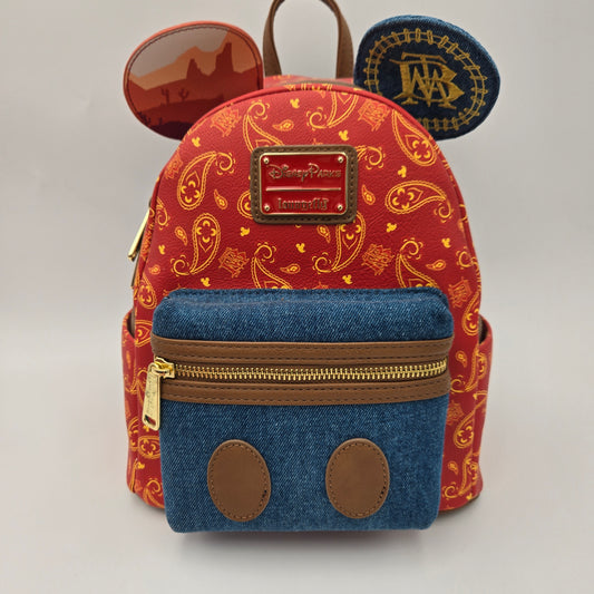 Disney Parks Mickey Main Attraction Big Thunder Mountain Backpack Bag Loungefly