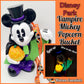 IN HAND Disney Parks 2026 Halloween Vampire Mickey Mouse Pumpkin Popcorn Bucket