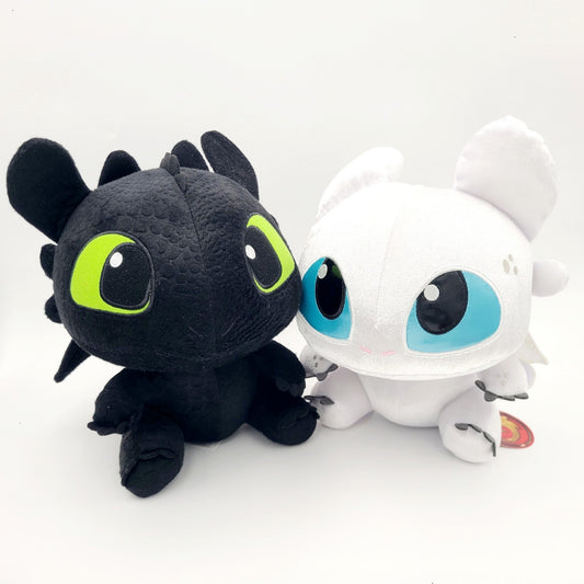 *Plush Set* Universal Studio EPIC How To Train Your Dragon Light Fury Toothless