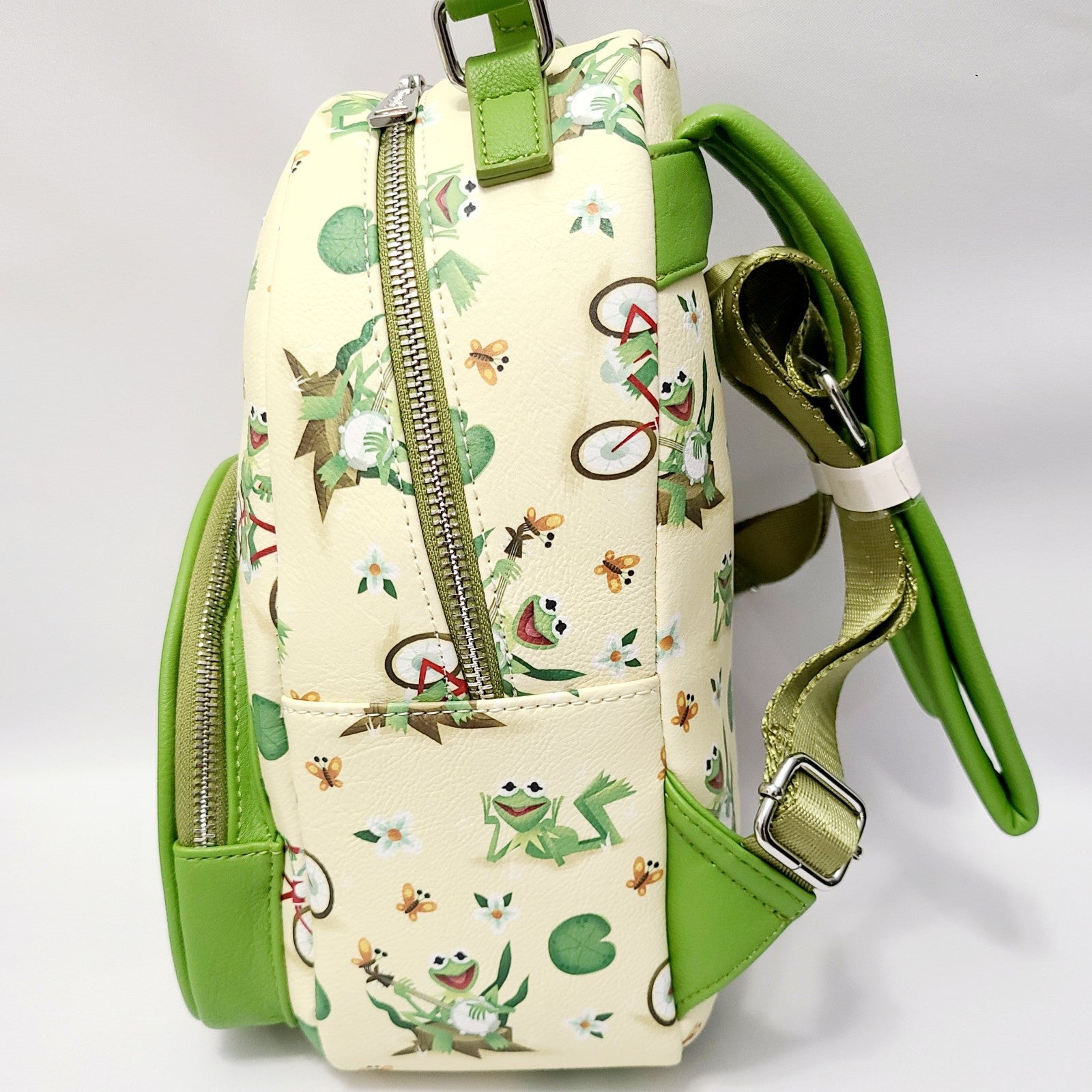 NEW Walt Disney World Parks Muppets Kermit The Frog Mini Loungefly Backpack NWT