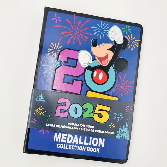 2025 Walt Disney World Parks Mickey Mouse Medallion Collection Coin Book NEW WDW