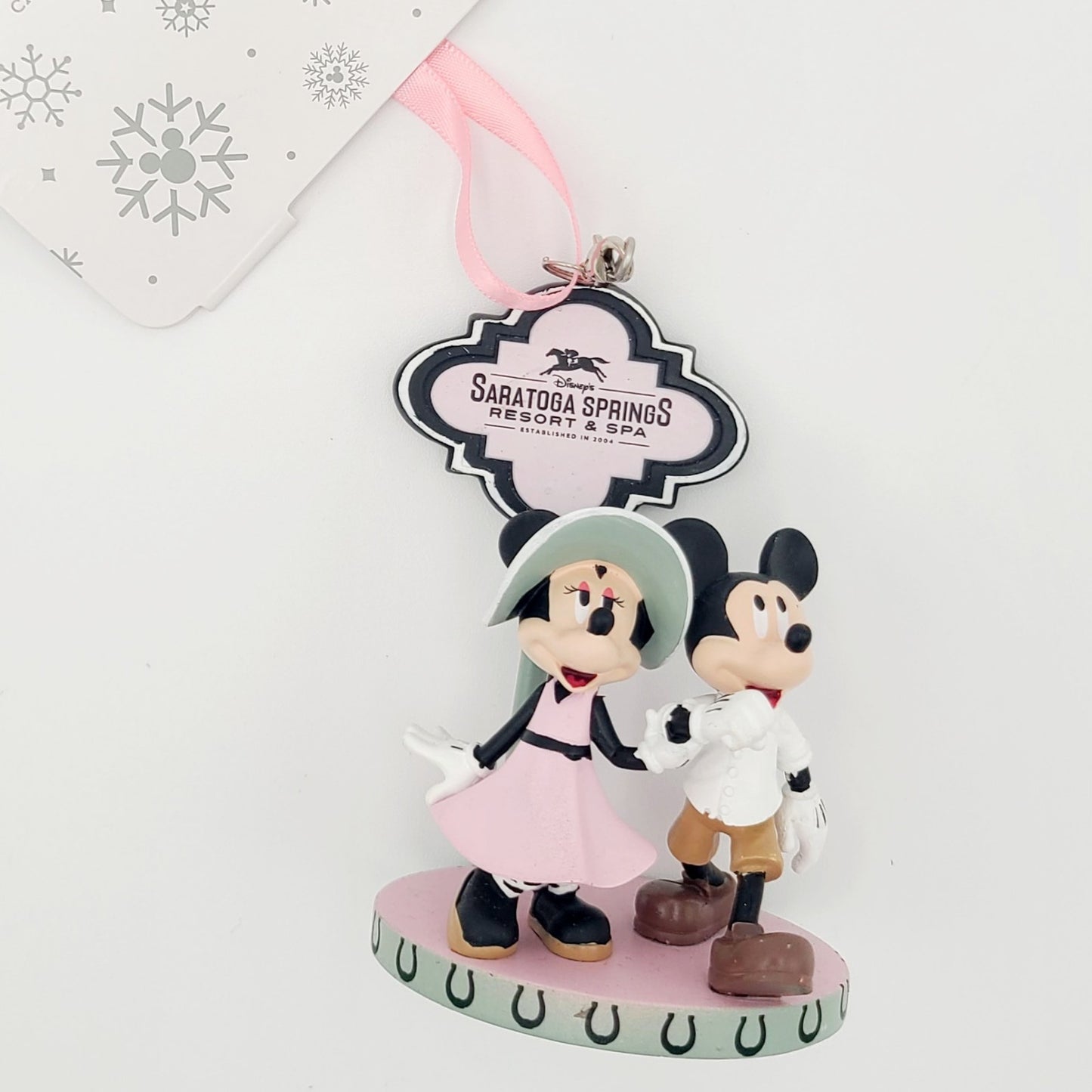 2025 Disney Parks Saratoga Springs Resort Spa Mickey & Minnie Mouse Ornament New
