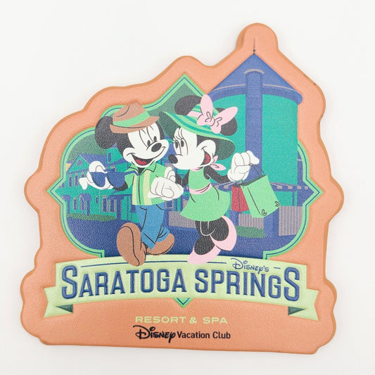 NEW Disney Parks Saratoga Springs Resort Spa Mickey & Minnie Mouse DVC Magnet