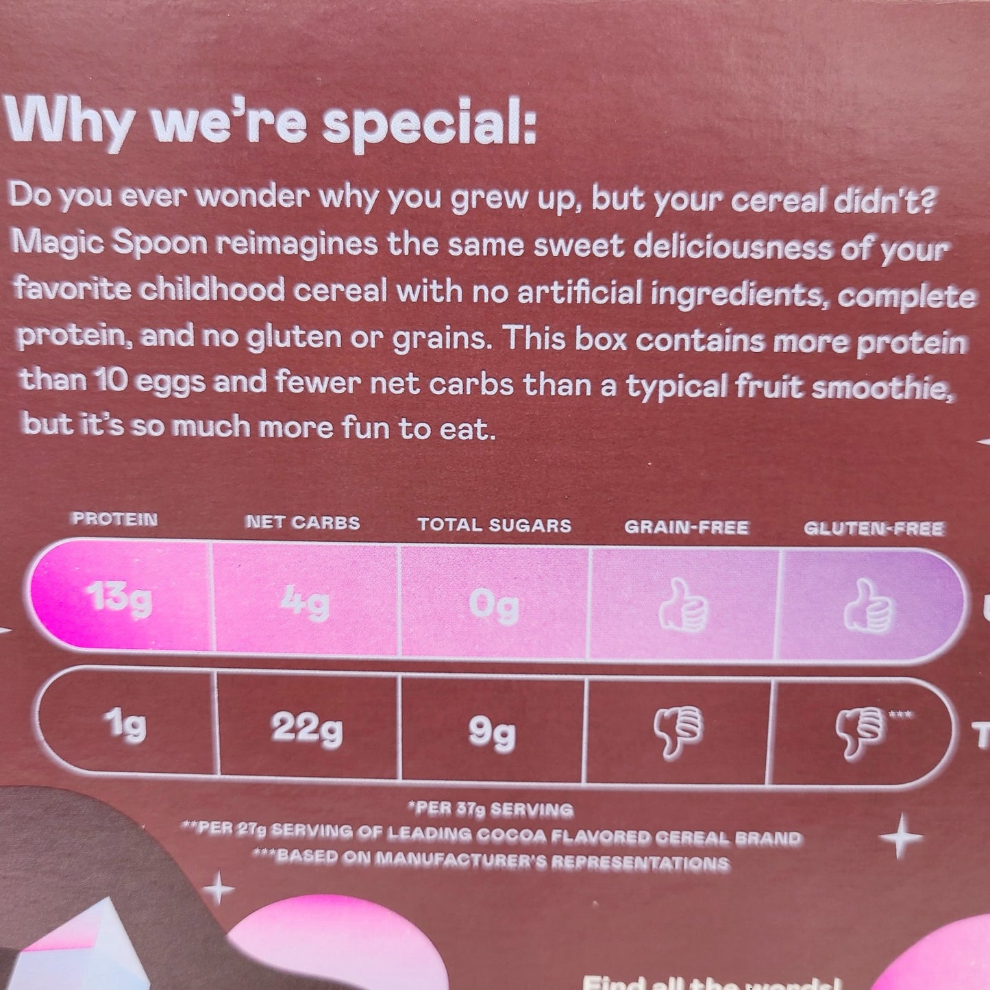*4 Boxes* Magic Spoon Cereal Keto & Low Carb Lifestyles Grain Free Fruity Cocoa