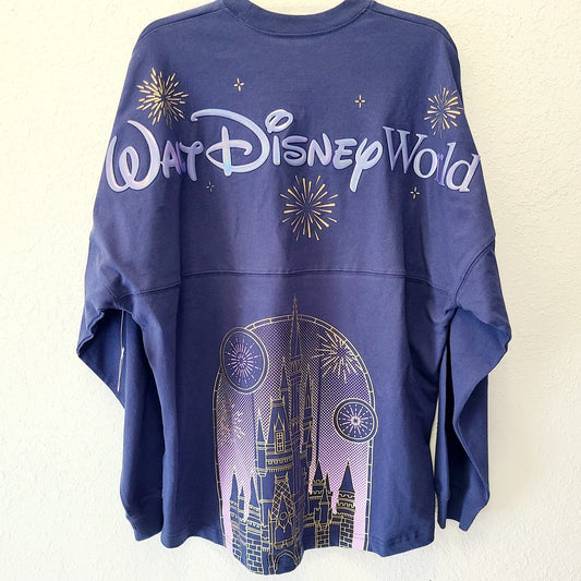 LARGE 2025 Disney Parks Walt Disney World Magic Kingdom Castle Spirit Jersey WDW