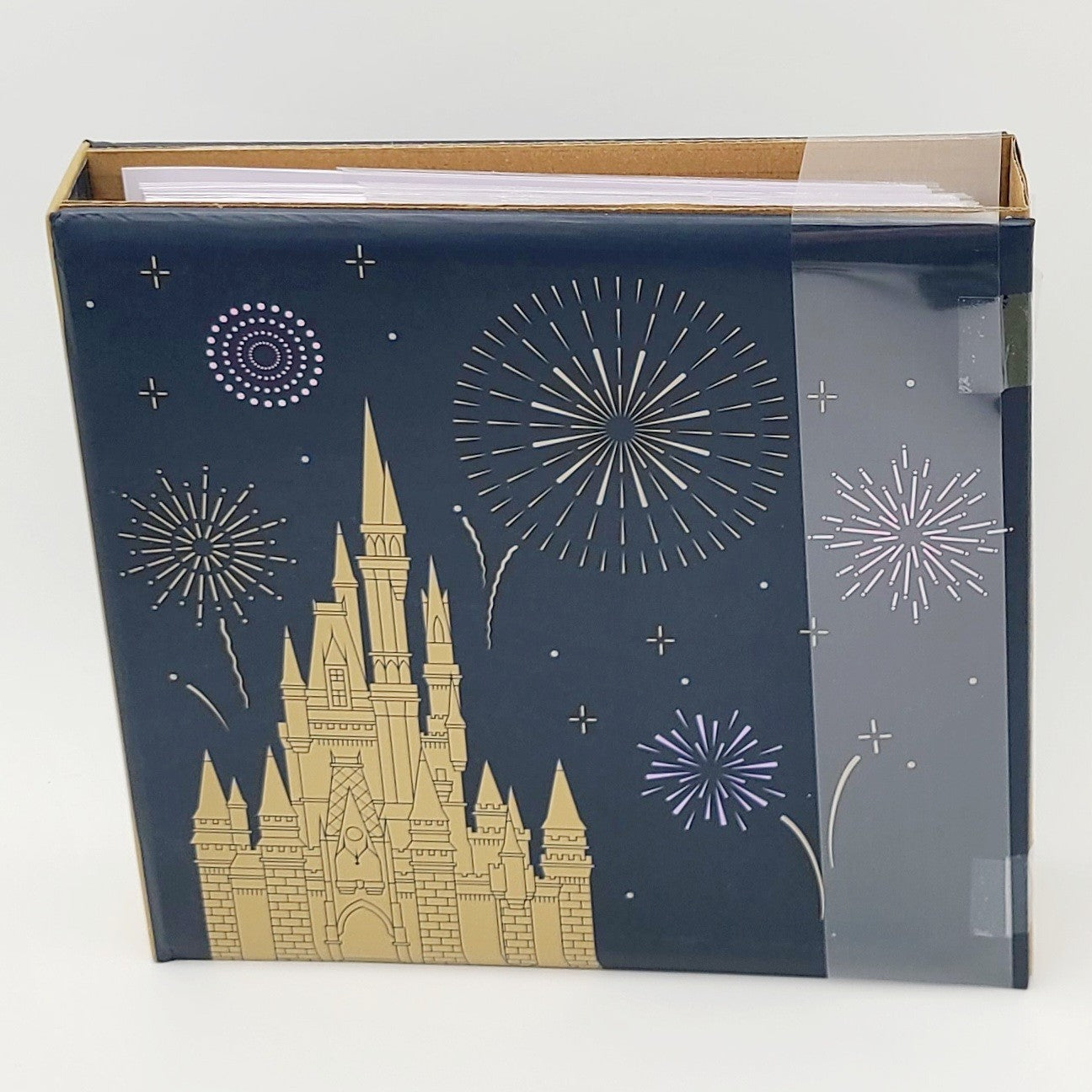 NEW Walt Disney World Parks Gold Fireworks Photo Album Castle WDW 
