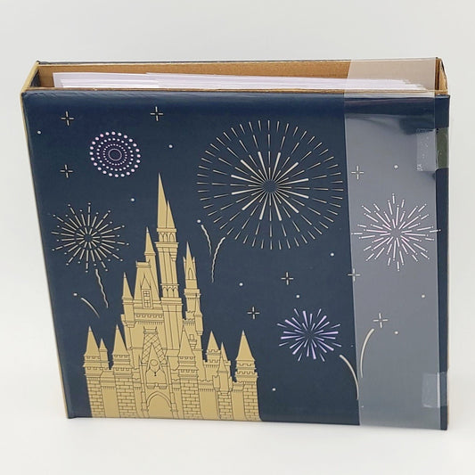 NEW Walt Disney World Parks Gold Fireworks Photo Album Castle WDW 