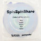 *Set of 6* Chick-fil-A Kid's Meal Toy SPIN SPIN SHARE Pennycake Blue Red Yellow