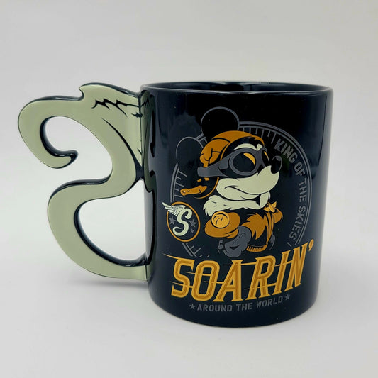 Disney Parks EPCOT Mickey King of the Skies Soarin' Around the World Coffee Mug