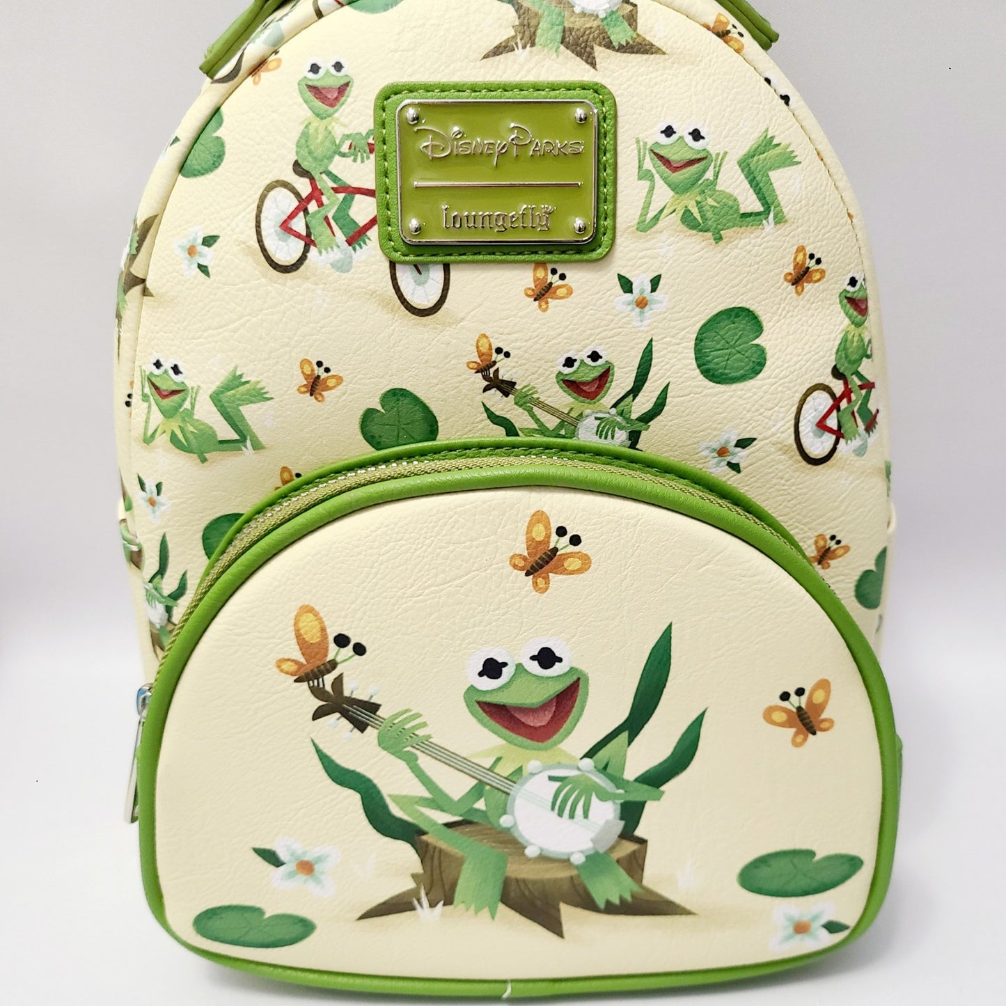 NEW Walt Disney World Parks Muppets Kermit The Frog Mini Loungefly Backpack NWT