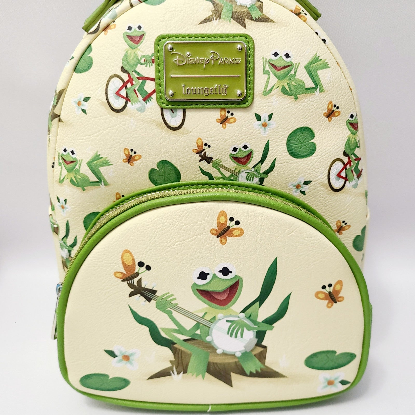 NEW Walt Disney World Parks Muppets Kermit The Frog Mini Loungefly Backpack NWT