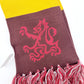 Universal Studios Harry Potter Gryffindor Emblem Knit Scarf Fringe Trim Orlando