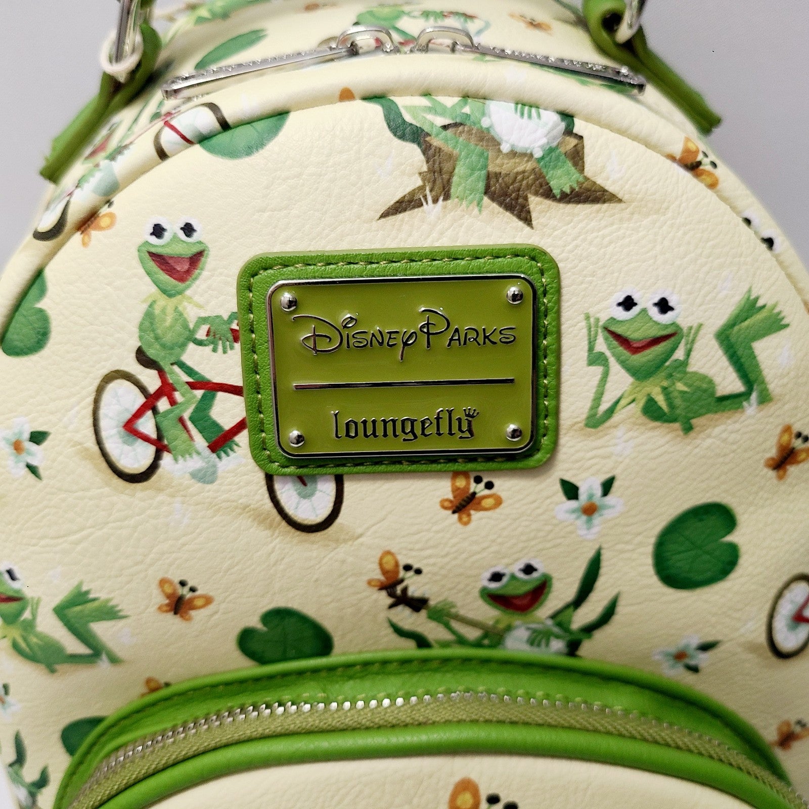 NEW Walt Disney World Parks Muppets Kermit The Frog Mini Loungefly Backpack NWT