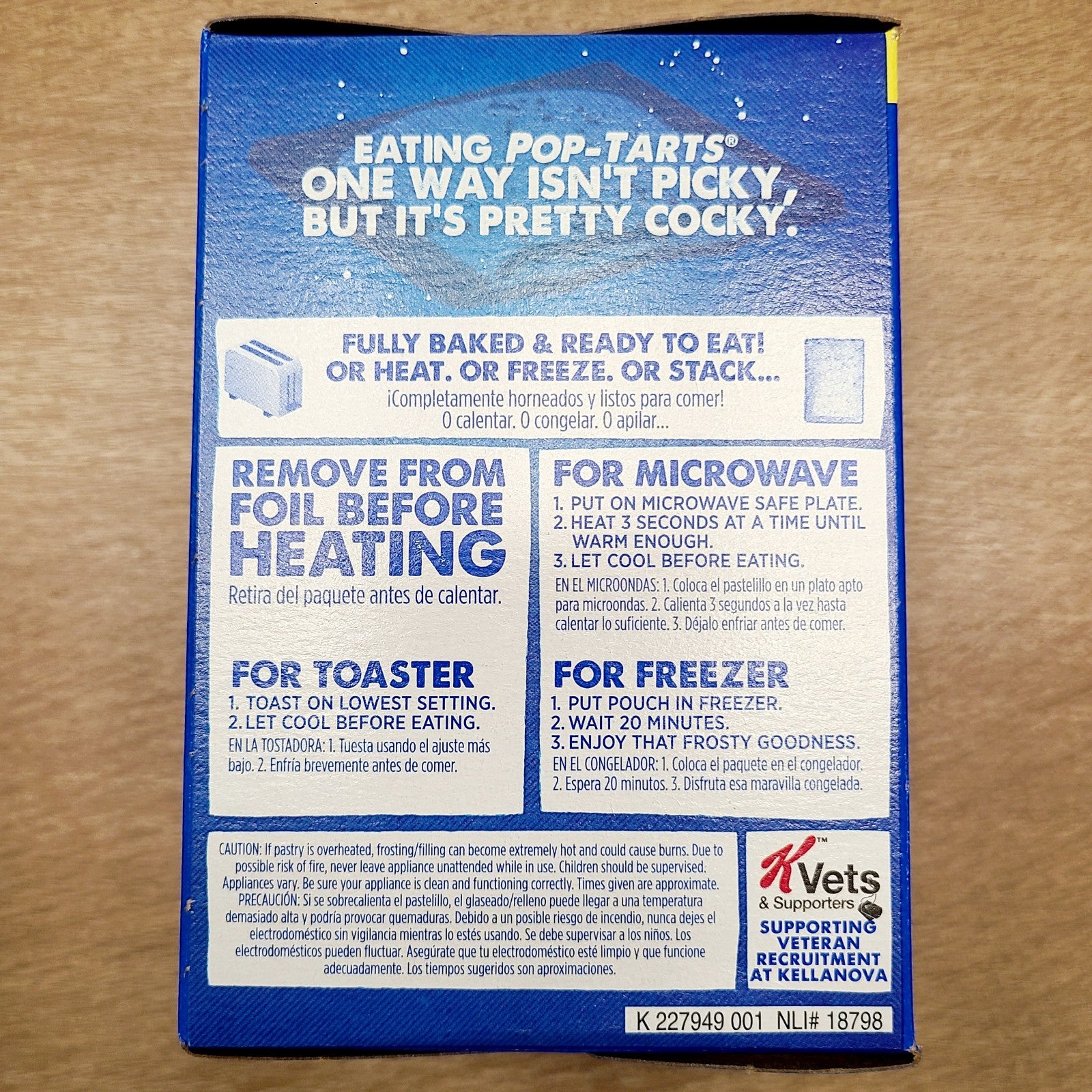 (2 Boxes) Kelloggs Frosted Lemon Blueberry Pop Tarts 16 Toaster Pastries Total