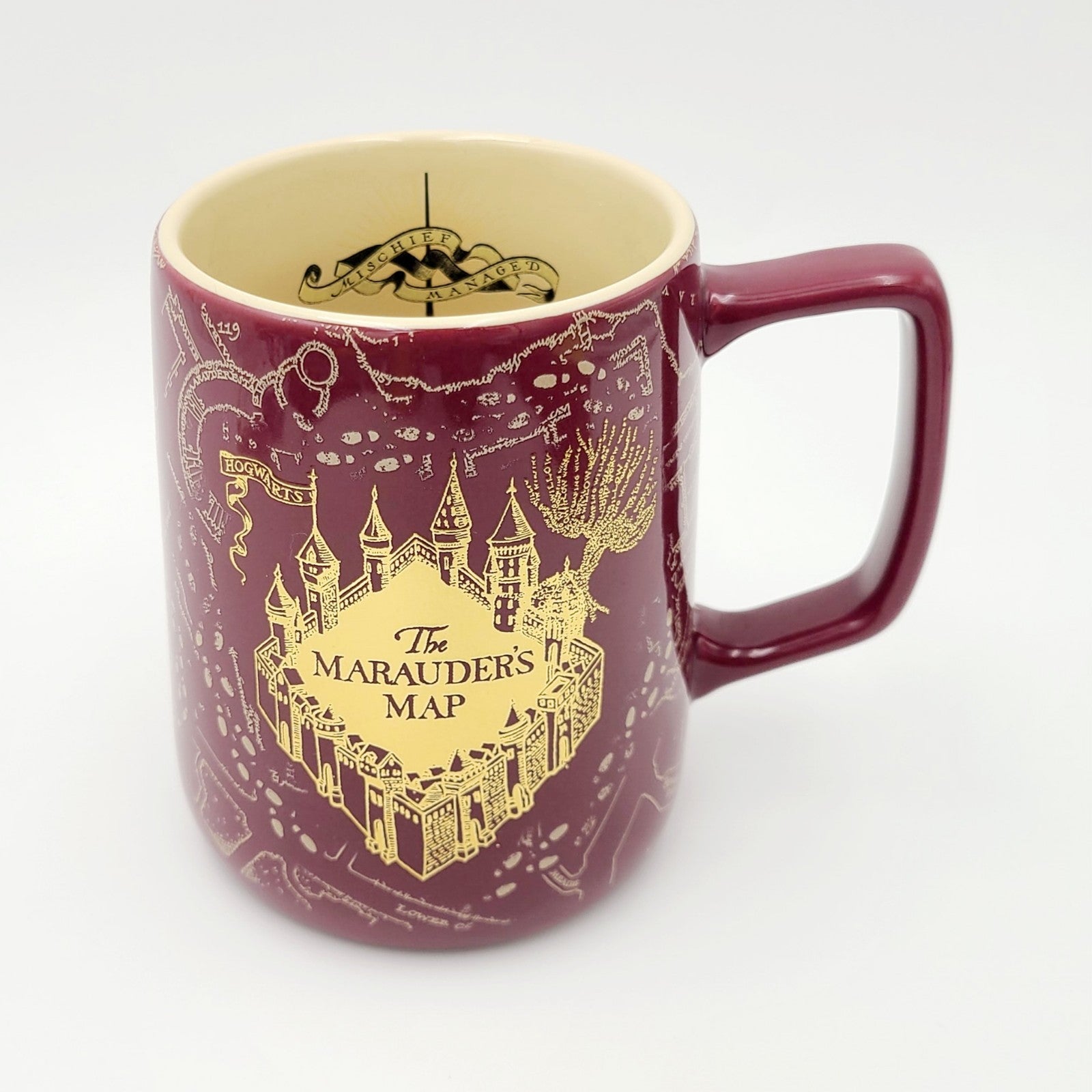 *Marauder's Map Mug* Wizarding World Harry Potter Universal Studios Coffee RED