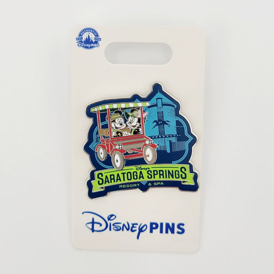 Disney Parks Saratoga Springs Resort Spa Mickey & Minnie Mouse Open Edition Pin