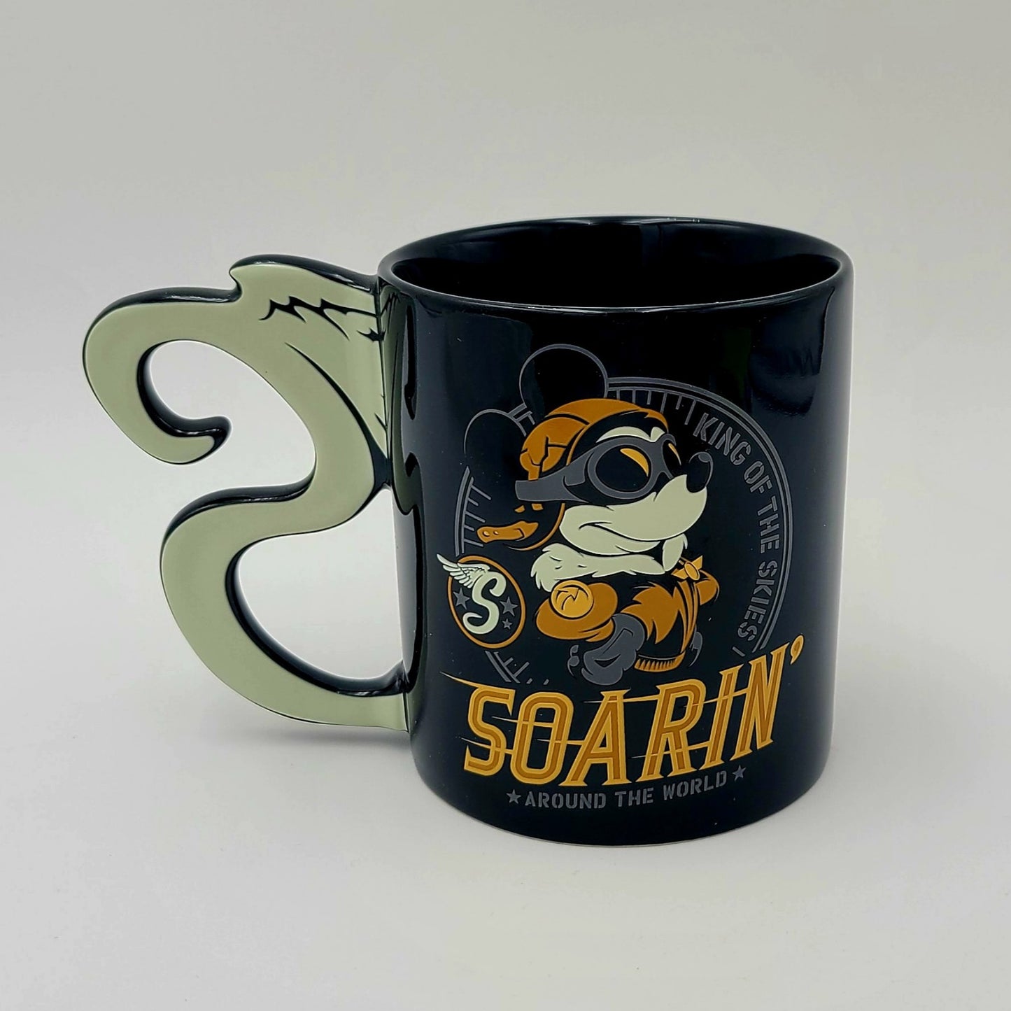 Disney Parks EPCOT Mickey King of the Skies Soarin' Around the World Coffee Mug