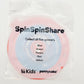 *Set of 6* Chick-fil-A Kid's Meal Toy SPIN SPIN SHARE Pennycake Blue Red Yellow