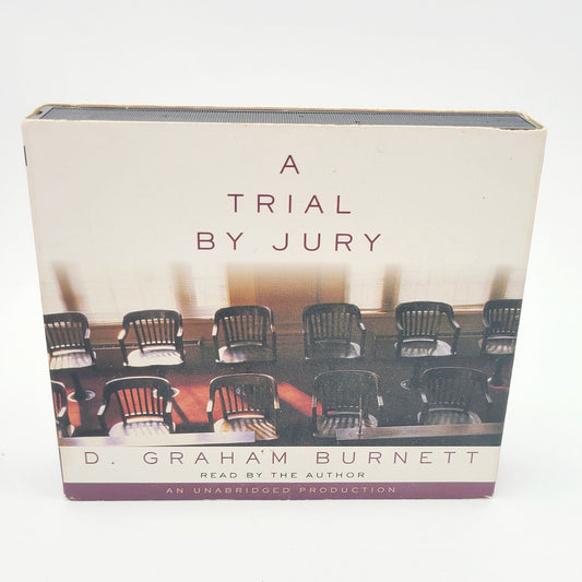 *READ BY AUTHOR* A Trial By Jury: D. Graham Burnett Audio CD Unabridged USED 5CD