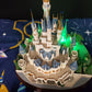 Walt Disney World Parks Olszewski Cinderella Castle Miniature Light Up Main St